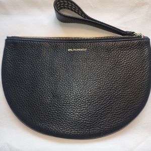 Authentic and Unique Bruno Magli Half-Circle Wristlet NWOT Rare